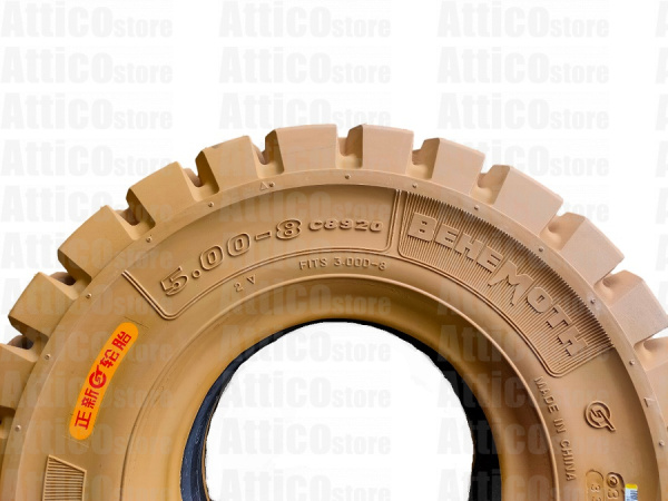 Шина цельнолита CST 5.00-8 C8920 BEHEMOTH NM